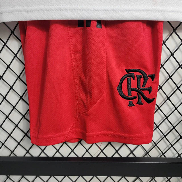 Kit Infantil do Flamengo 23/24 Treino Branco