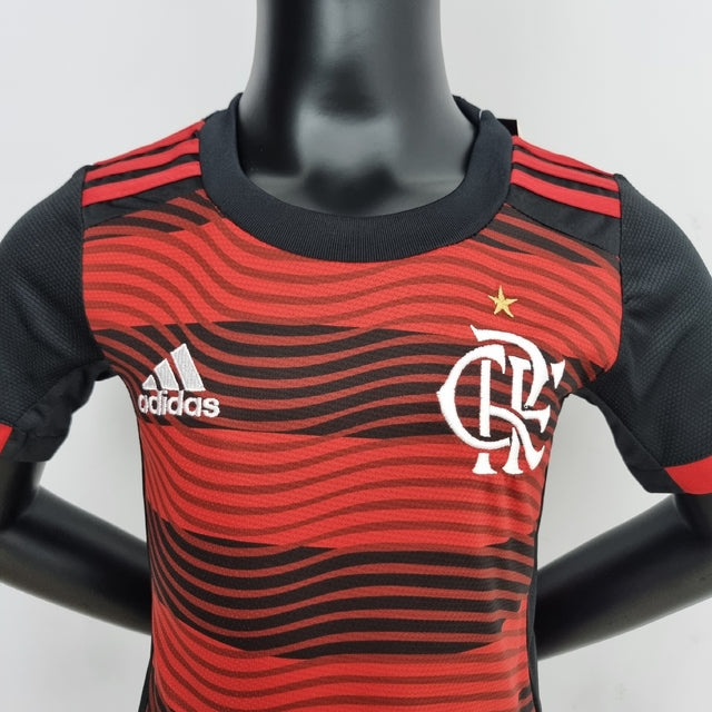 Kit Infantil Flamengo 22/23 Rubro Negro