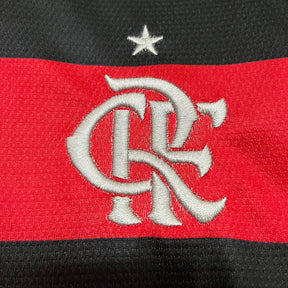 Kit Infantil Flamengo 24/25 Rubro Negro Manga Longa