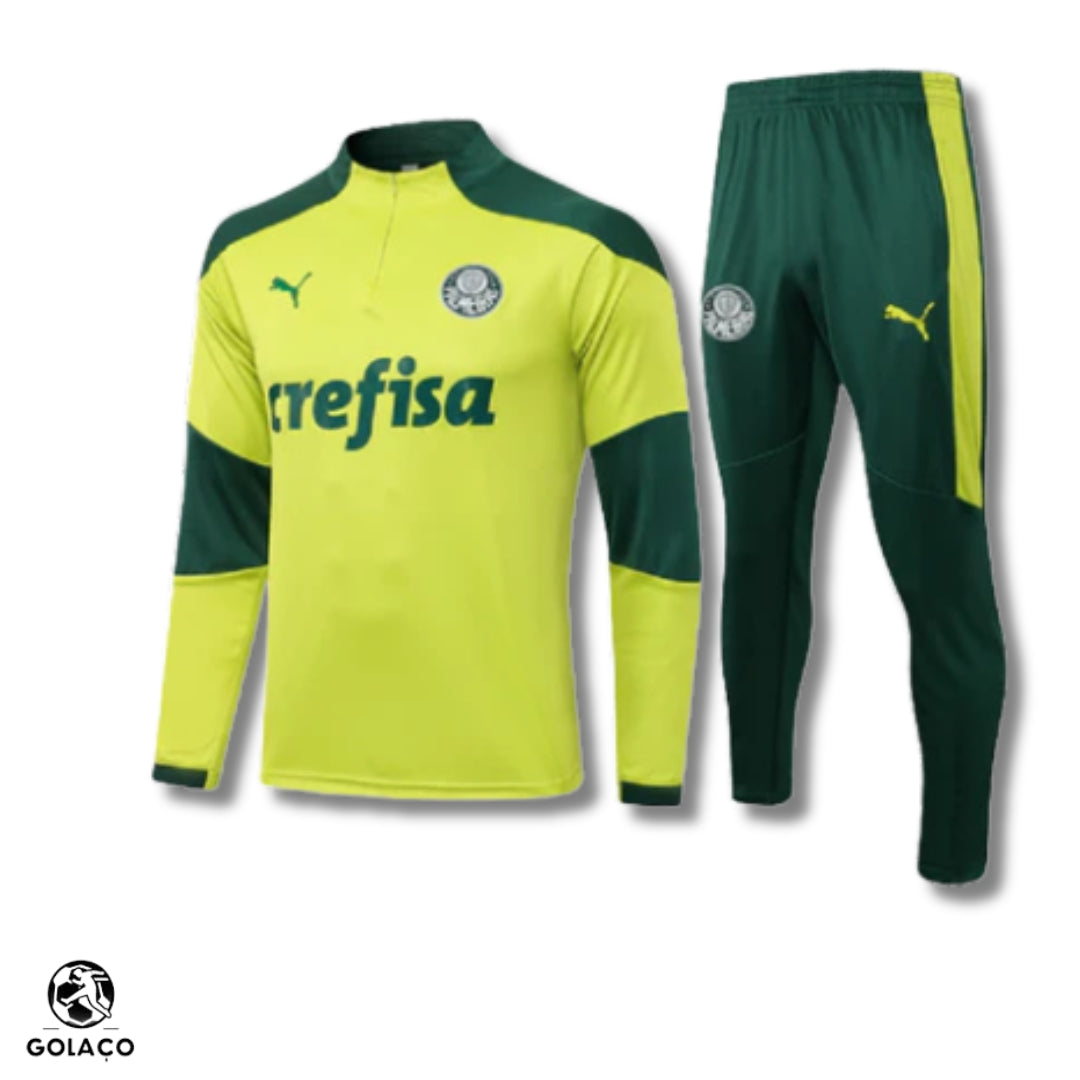 Conjunto Palmeiras 21/22 Verde Com Ziper
