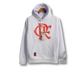 Agasalho do Flamengo com Capuz 23/24 Branco