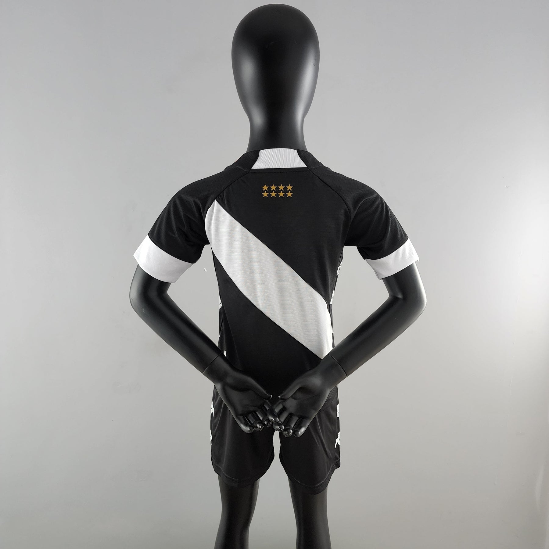 Kit Infantil Vasco 22/23  - Preto e Branco