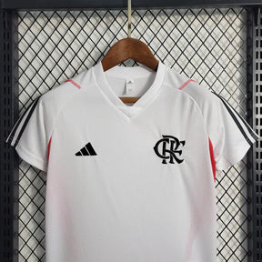 Kit Infantil do Flamengo 23/24 Treino Branco