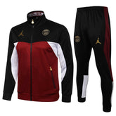 Conjunto PSG 21/22 Preto e Vermelho - Nike Jordan - Com Fecho