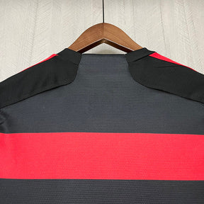 Kit Infantil Flamengo 24/25 Rubro Negro Manga Longa